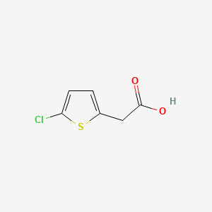 Chemical structure of (5-Chloro-2-Thienyl)Acetic Acid