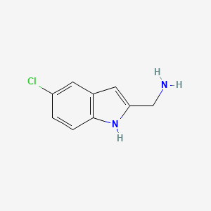 Chemical structure of (5-Chloro-1H-indol-2-yl)methanamine