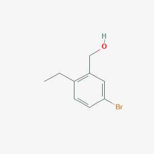 Chemical structure of (5-bromo-2-ethylphenyl)methanol