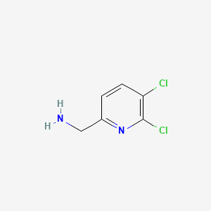 Chemical structure of (5,6-Dichloropyridin-2-yl)methanamine