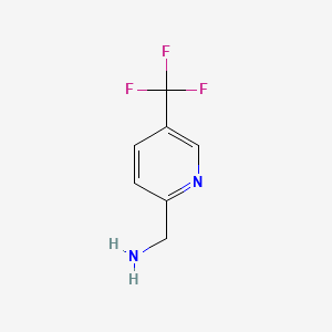 Chemical structure of (5-(Trifluoromethyl)pyridin-2-yl)methanamine