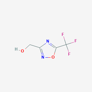 Chemical structure of (5-(Trifluoromethyl)-1,2,4-oxadiazol-3-yl)methanol