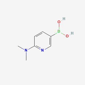 Chemical structure of 5-(Dimethylamino-d6)-pyridine-3-boronic acid