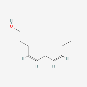 Chemical structure of (4Z,7Z)-Decadienol
