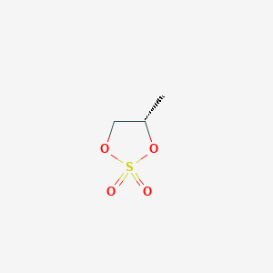 Chemical structure of (4S)-Methyl-[1,3,2]dioxathiolane 2,2-dioxide