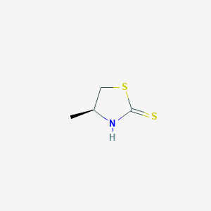 Chemical structure of (s)-4-Methylthiazolidine-2-thione