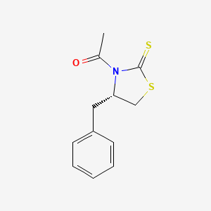 Chemical structure of (4S)-3-Acetyl-4-benzylthiazolidine-2-thione