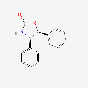 Chemical structure of (4R,5S)-4,5-Diphenyl-2-oxazolidinone