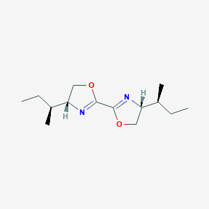 Chemical structure of (4R,4'R)-4,4'-Di((S)-sec-butyl)-4,4',5,5'-tetrahydro-2,2'-bioxazole