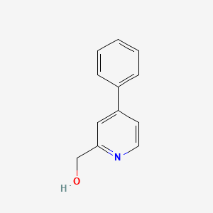 Chemical structure of (4-Phenylpyridin-2-yl)methanol