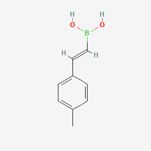Chemical structure of 4-Methylstyrylboronic acid