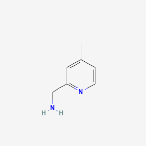 Chemical structure of (4-Methylpyridin-2-yl)methanamine