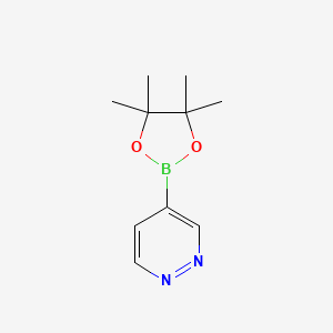 Chemical structure of (4-Methyl-6-(pyrrolidin-1-yl)pyridin-3-yl)boronic acid