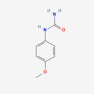 Chemical structure of p-Methoxyphenylurea