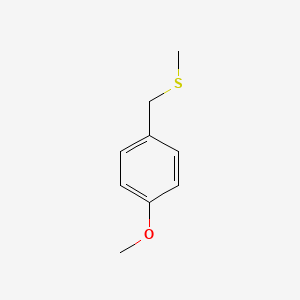 Chemical structure of 4-(Methylthiomethyl)anisole