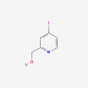 Chemical structure of (4-IODOPYRIDIN-2-YL)METHANOL