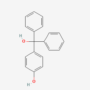 Chemical structure of (4-Hydroxyphenyl)diphenylmethanol