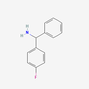 Chemical structure of (4-Fluorophenyl)(phenyl)methanamine