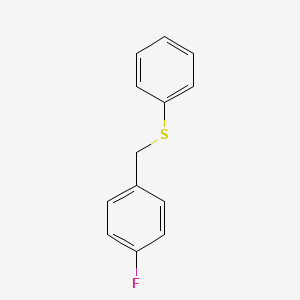 Chemical structure of 4-Fluorobenzyl phenyl sulfide