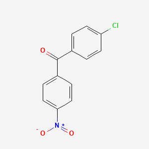 Chemical structure of 4-Chloro-4'-nitrobenzophenone