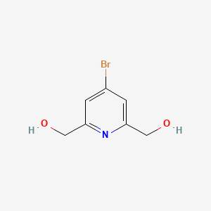 Chemical structure of 4-Bromopyridine-2,6-dimethanol