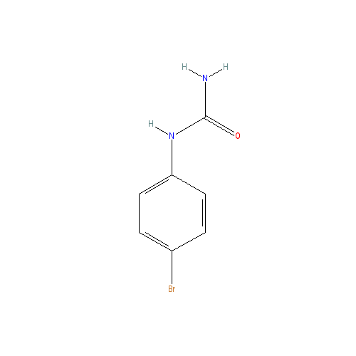 Chemical structure of (4-Bromophenyl)urea