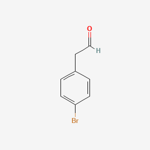 Chemical structure of (4-Bromophenyl)acetaldehyde