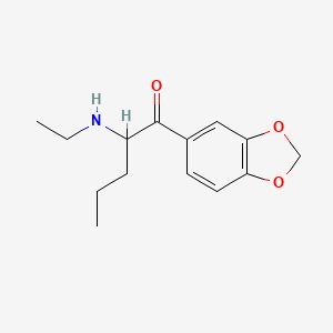 Chemical structure of Methyl 2-(4-benzylmorpholin-3-yl)acetate