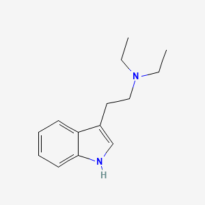 Chemical structure of (4aS-cis-)-6-benzyl-octahydropyrrolo(3.4-b)pyridine
