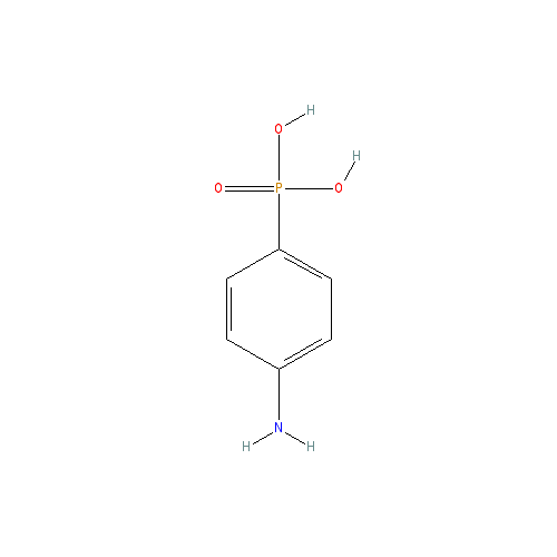 Chemical structure of (4-Aminophenyl)phosphonic Acid