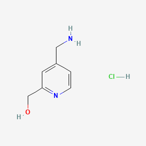 Chemical structure of (4-Aminomethyl-pyridin-2-yl)-methanol