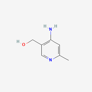 Chemical structure of (4-Amino-6-methylpyridin-3-yl)methanol