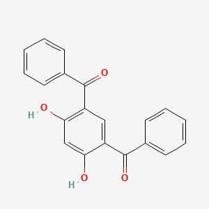 Chemical structure of 4,6-Dibenzoylresorcinol