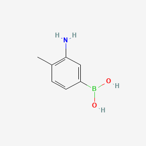 Chemical structure of (4,6-bis(methyl-d3)pyridin-3-yl)boronic acid