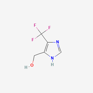 Chemical structure of (4-(Trifluoromethyl)-1H-imidazol-5-yl)methanol
