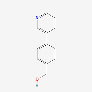 Chemical structure of (4-(Pyridin-3-yl)phenyl)methanol