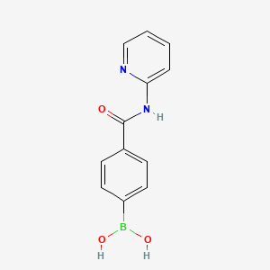 Chemical structure of (4-(Pyridin-2-ylcarbamoyl)phenyl)boronic acid