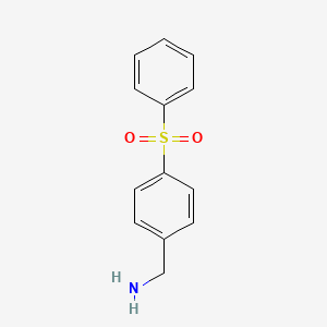 Chemical structure of (4-(Phenylsulfonyl)phenyl)methanamine