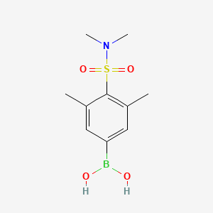 Chemical structure of (4-(N,N-Dimethylsulfamoyl)-3,5-dimethylphenyl)boronic acid