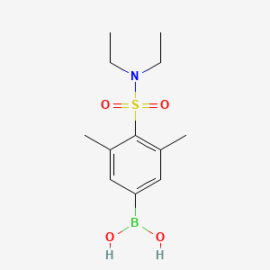 Chemical structure of (4-(N,N-Diethylsulfamoyl)-3,5-dimethylphenyl)boronic acid