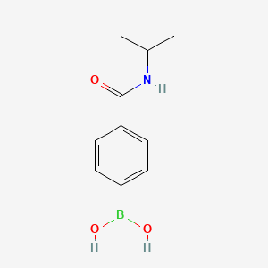 Chemical structure of (4-(Isopropylcarbamoyl)phenyl)boronic acid
