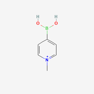 Chemical structure of (4-(ethyl-d5)pyrimidin-5-yl)boronic acid