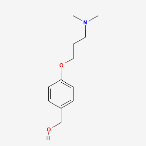 Chemical structure of (4-(3-(Dimethylamino)propoxy)phenyl)methanol