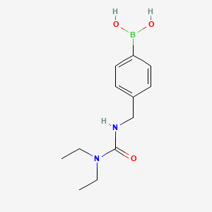 Chemical structure of (4-((3,3-diethylureido)methyl)phenyl)boronic acid