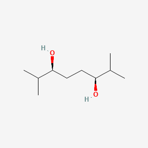 Chemical structure of (3S,6S)-2,7-Dimethyloctane-3,6-diol