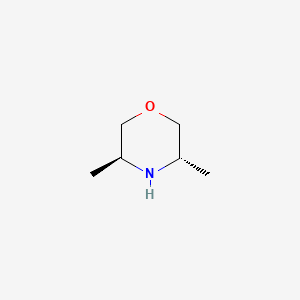 Chemical structure of (3S,5S)-3,5-Dimethylmorpholine