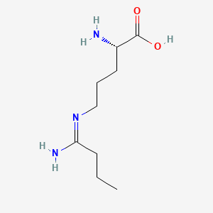 Chemical structure of (3S,4S)-rel-tert-Butyl 3,4-diaminopyrrolidine-1-carboxylate
