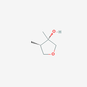 Chemical structure of (3S,4S)-3,4-Dimethyloxolan-3-OL