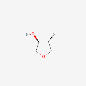 Chemical structure of (3S,4R)-4-methyloxolan-3-ol
