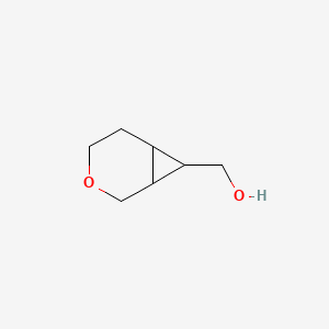 Chemical structure of (3-oxabicyclo[4.1.0]heptan-7-yl)methanol